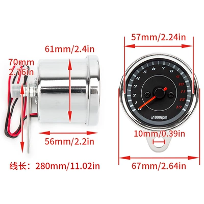 Cross-border hot sale motorcycle tachometer