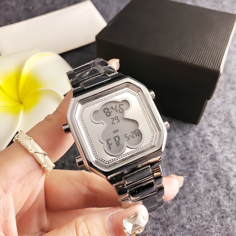 Cartoon Pattern Electronic Watch Spain 2025 Women's Watch Diamond Multifunctional Sports Women's Watch Cartoon Pattern Electronic Watch Spain 2025 Women's Watch Diamond Multifunctional Sports Women's Watch