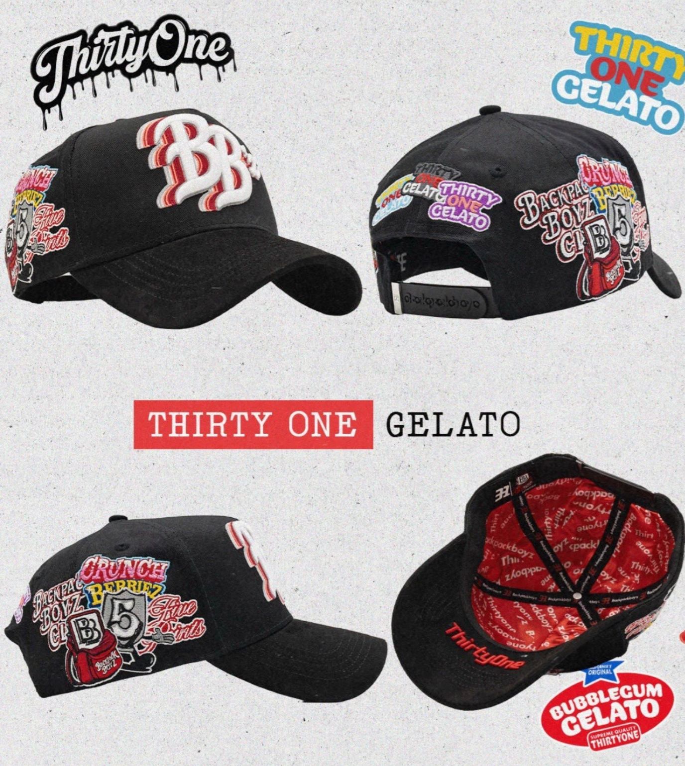Nuevo Meike Duo Dandy bordado ajustable gorra de boca de pato borde curvo gorra de béisbol con diamantes barba tío
