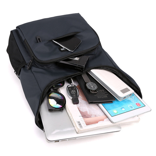 New men's casual backpack, trendy large-capacity backpack, business commuter computer bag, fashionable casual men's bag, school bag