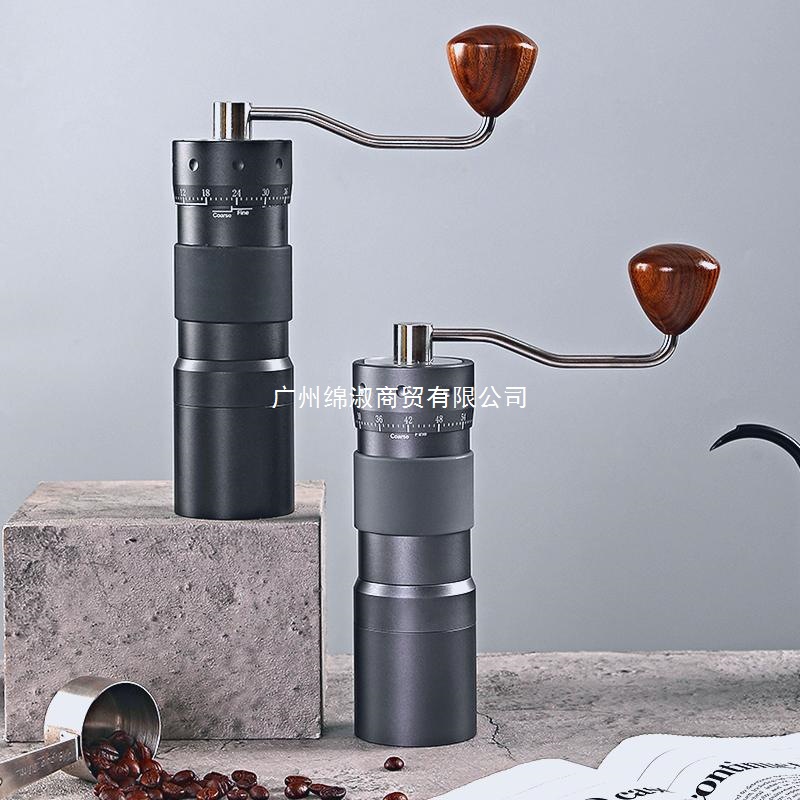 Cross-Border Hand-Cranked Coffee Grinder, Outdoor Portable Espresso Grinder, Coffee Machine with Sus420 Steel Core