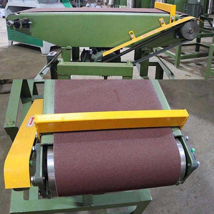 Moledor de soldadura de empuje máquina de dibujo de alambre de placa de acero máquina de cinta de abrasiva eléctrica multifuncional image 5