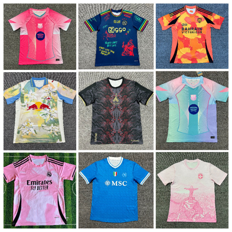 2526 Cross-Border New Season Barcelona Naples Real Madrid Paris France Portugal Barcelona Jersey Brazil Jersey 2526 Cross-Border New Season Barcelona Naples Real Madrid Paris France Portugal Barcelona Jersey Brazil Jersey