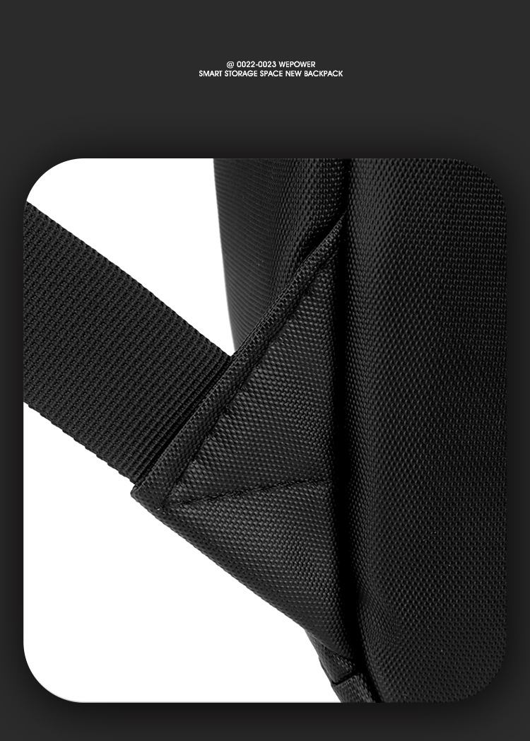 WEPOWER's new men's fashionable backpack, large-capacity business backpack, computer bag and student schoolbag undefined