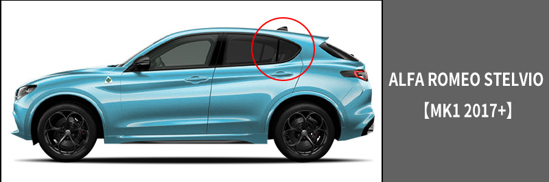 Applicable to Alfa Romeo Stelvio Window visor Alfa. Romeo stanwei rain shield