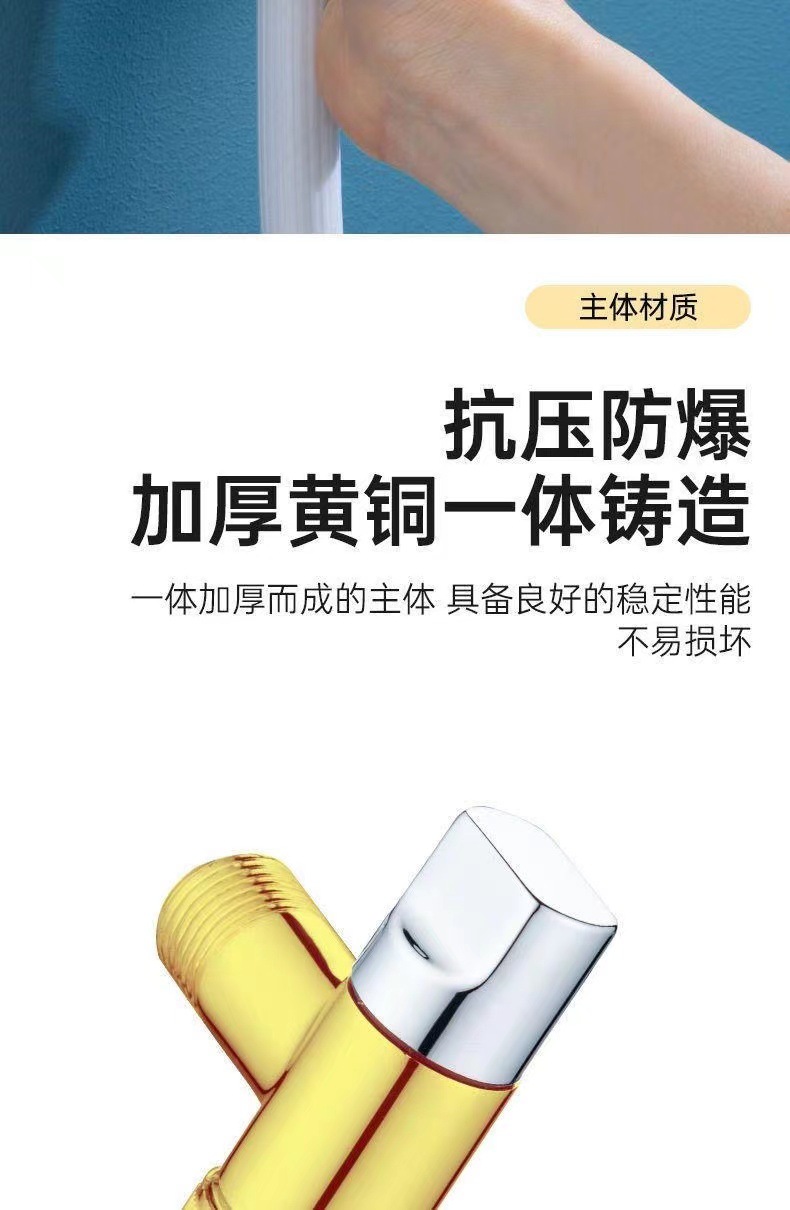 Wholesale from the manufacturer of all-copper washing machine faucets for small Spaces and short distances, featuring automatic water stop when the washing machine disengages undefined