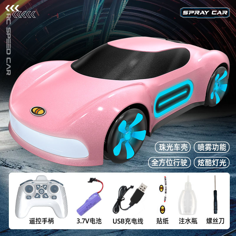 Explosión transfronteriza nuevo concepto de coche de control remoto juguetes para niños pulverización eléctrica coche de control remoto juguetes para niños y niñas al por mayor