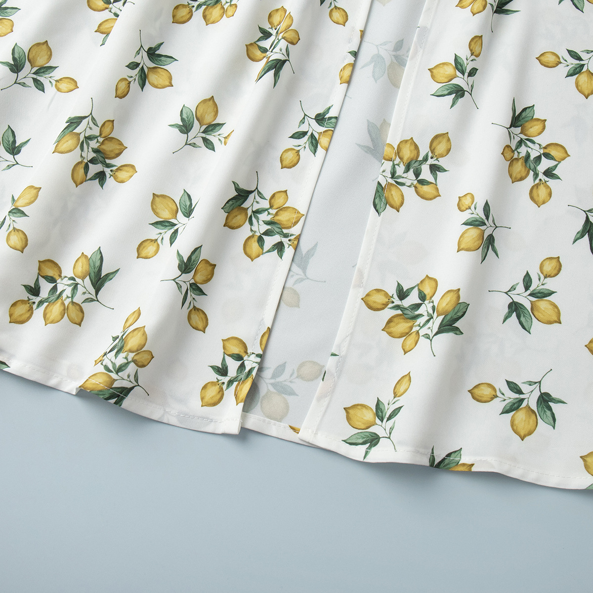 Cross-Border Floral Strap European And American 2025 Summer New Low Neck Tie Slit High Waist Printed Dress_ecoleips.com