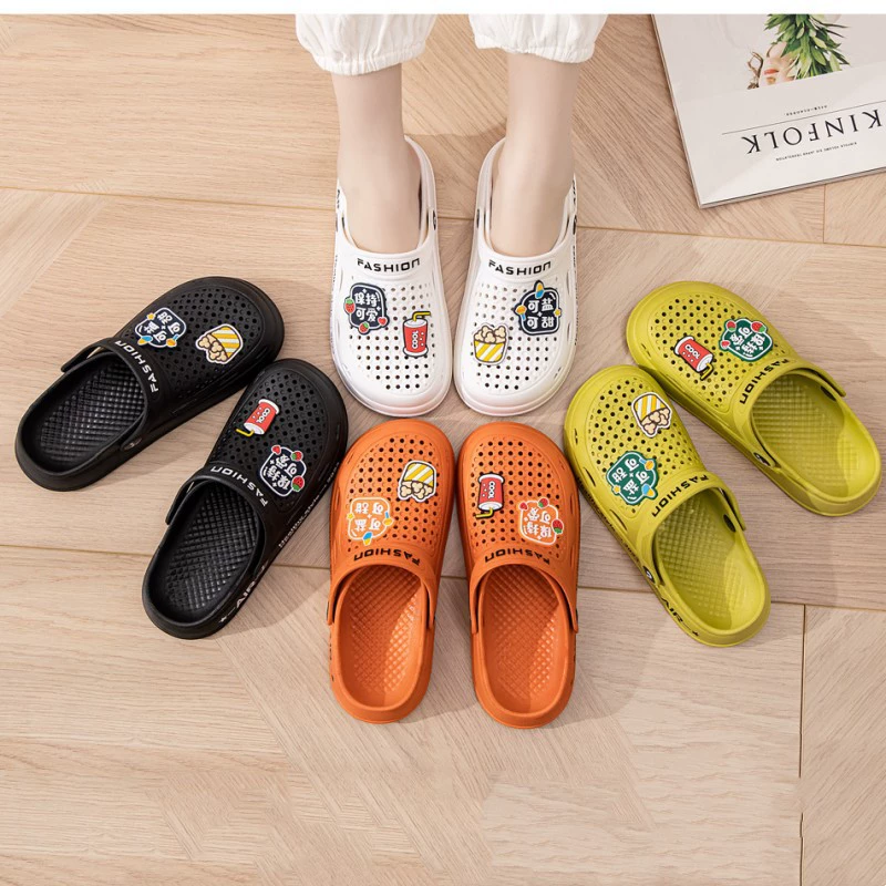 Новый чистый красный может соль сладкий мешок головы тапочки носить милые моды случайные пещера обувь женщин толстое дно оптом