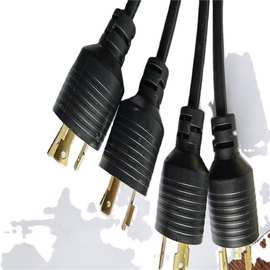 供应UL/CULETL美国标准电源线自锁插头 L5-20P L6-30P 插头线