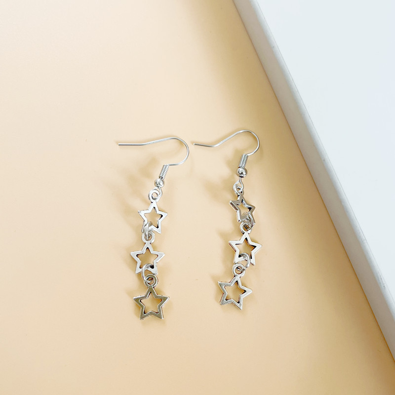 Alloy Material Casual Simple Style Star Alloy Wholesale Earrings Necklace