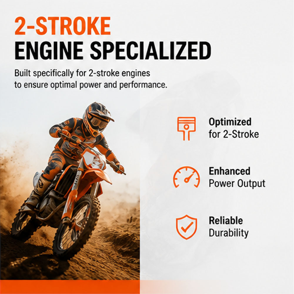 Suitable for KTM65 mid-cylinder SX XC SXS MC TC 65cc cylinder liner piston motorcycle parts