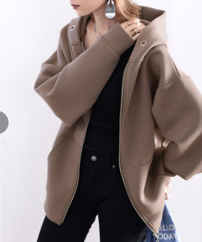 Autumn and Winter New Cardigan Zipper Sweater Women's Korean-style Loose Slimming Fashion Ins Sweater Women's Trendy Top