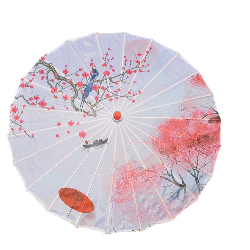 Paraguas de papel engrasado impermeable paraguas artesanal para niños paraguas decorativo antiguo accesorios de fotografía al aire libre impresión paraguas de baile al por mayor