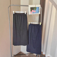 款冬季新款格子半身裙女中长裙子一件包邮691551