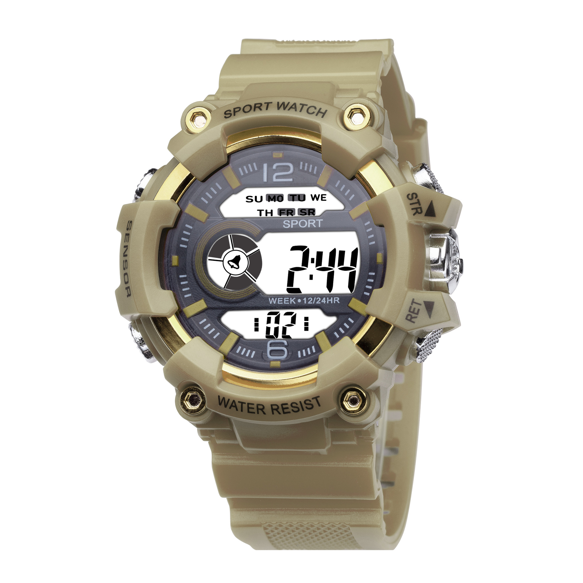 INS Comercio exterior adolescentes niños reloj electrónico multifuncional deportes al aire libre LED luminoso estilo coreano alarma reloj de moda