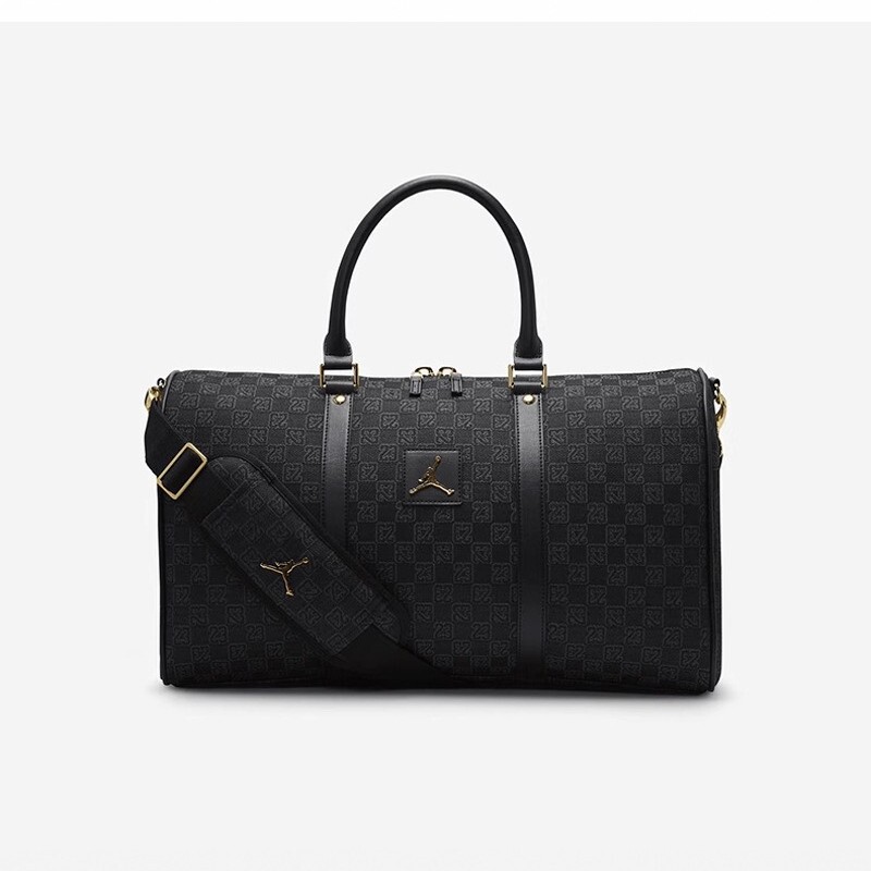 Jordan Checkerboard Pattern Luggage Bag Trendy Travel Bag Nike Handbag Shoulder Bag Fj6787 Group Purchase Model Jordan Checkerboard Pattern Luggage Bag Trendy Travel Bag Nike Handbag Shoulder Bag Fj6787 Group Purchase Model