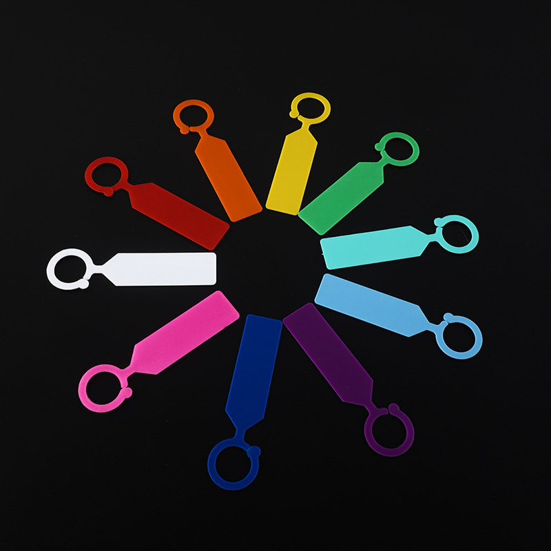 批发悬挂式园艺标签苗木标签环扣环套植物标签记号牌葡萄记号牌