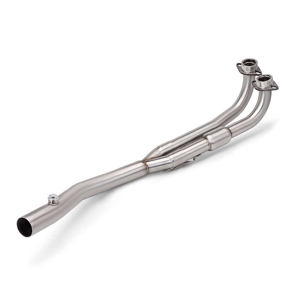 Motorcycle Exhaust Pipe Suitable for Kymco Guangyang Ak550 Front Section Connected to the Original Tail Section 17-21 Years