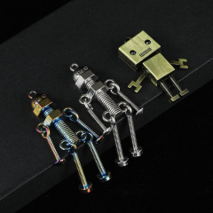 卸売りかわいい活動ロボット欧米流行ヒップホップネックレスセーターチェーン手足活動ロボット部品