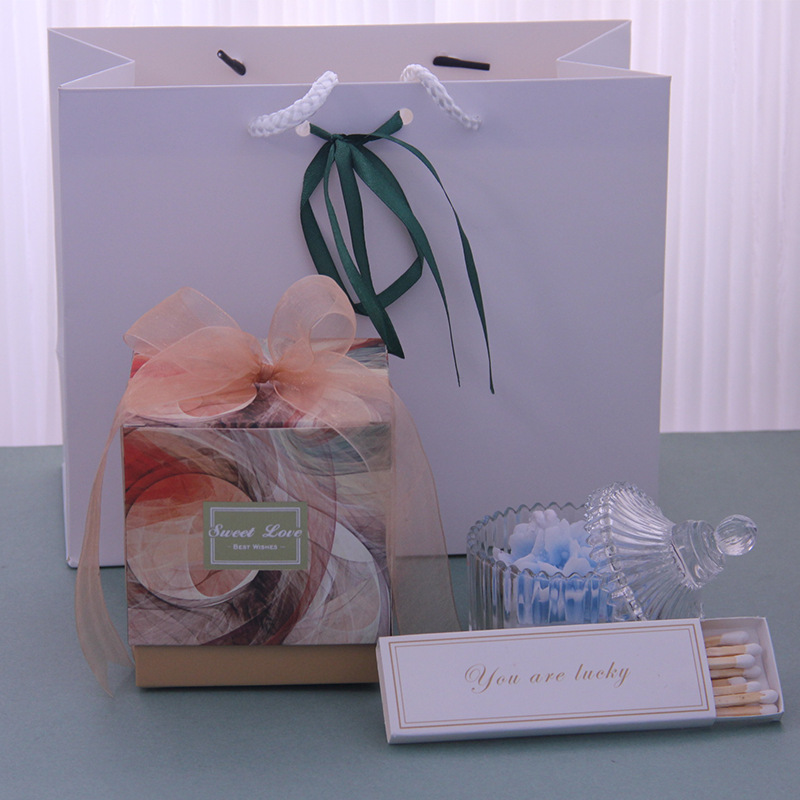 HYDERNEYE Fragrance Cup Mongolian Fragrance Cup Caja de regalo cálida simple romántica regalo de cumpleaños