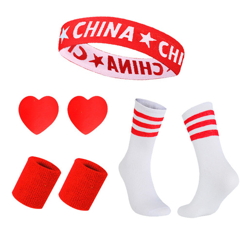 Summer Children's Protective Gear Set, Bracer for Boys, Outdoor Sports, Indoor Training, Running, Headband, Sticker, Socks for Girls, Wholesale