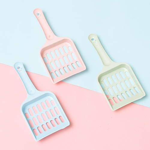 Wholesale New Small Cat Litter Shovel Cleaning Dog Food Scoop Mesh Crystal Pet Cat Litter Shovel