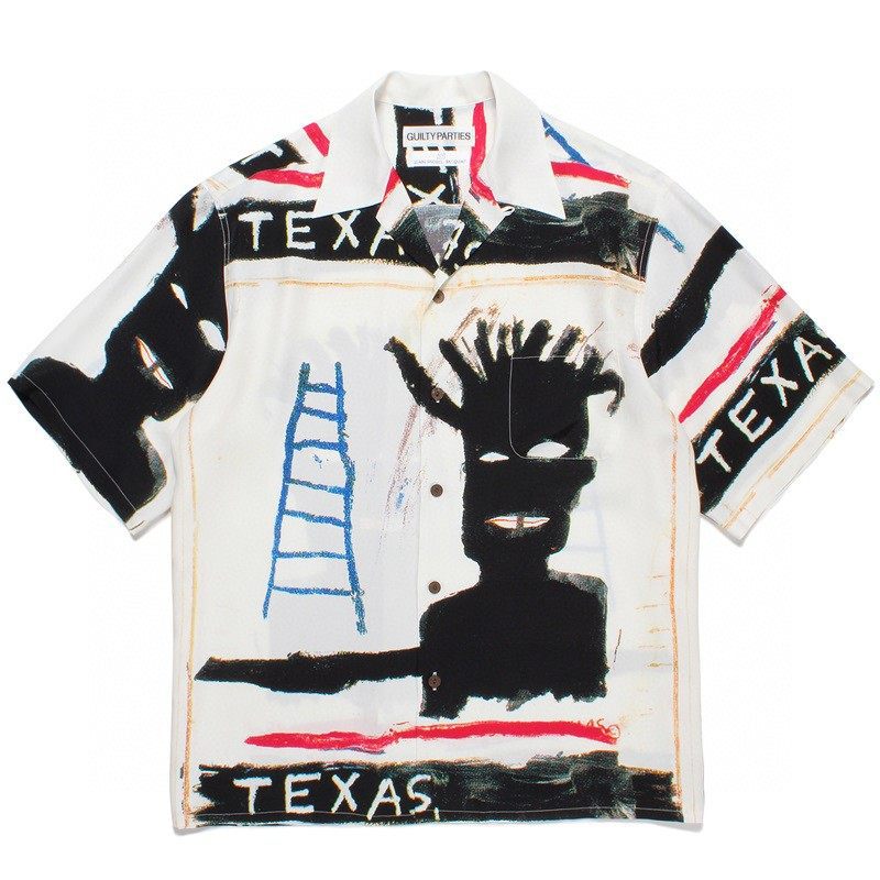 WACKO MARIA 23SS JEAN-MICHEL BASQUIAT co-branded Hawaiian shirt