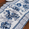 Classic cloth, coffee table, decorations, suitable for import, Chinese style, with embroidery