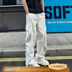 アメリカンソフトシェルアサルトパンツメンズ夏薄いプリーツ速乾性空挺部隊オーバーオールパンツストレートスポーツカジュアルパンツ