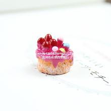 新款蛋糕配件果醬草莓蛋糕DIY樹脂飾品配件頭飾材料食玩