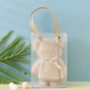 PVC, handheld, khaki, with little bears