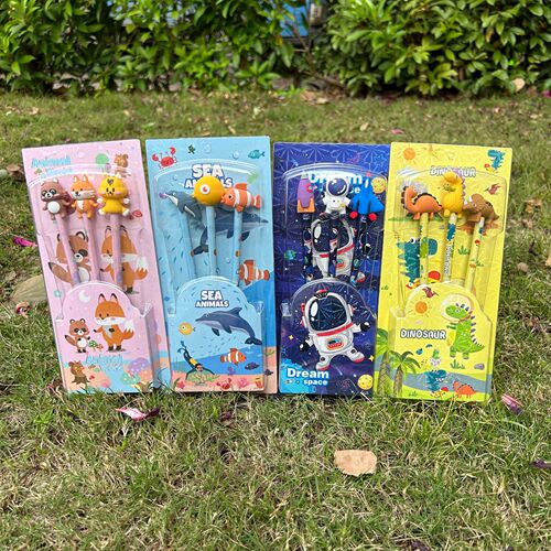 8016 Children's Day mini stationery gift box set student small gift pencil doll set pencil bag pvc nine-piece set