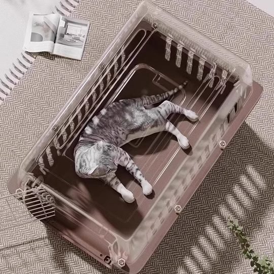 Pet Air Box Cat Cage Portable Outgoing Car Dog Consignment Box Dog Cage Special for Large Dog Air China Travel