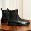 Martens, chelsea for leisure English style, leather low boots, genuine leather