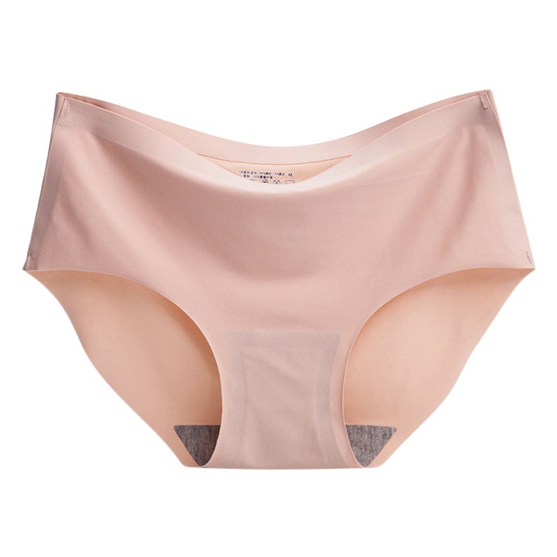 レディースアイスシルクショーツ、シームレスショーツ、ワンピースショーツ、ミッドウエストセクシーショーツ、女性用ショーツ、三角パンツ、ヒップアップ効果840