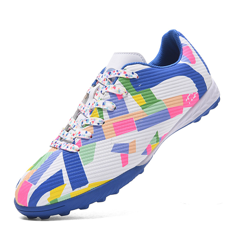 Scarpe da calcio basse transfrontaliere in erba sintetica TF, AG, in pelle, per uomo, donna, bambino, adolescente._voghion.com