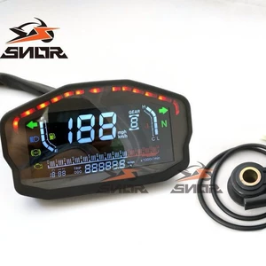 Ducati Motosiklet üçün Dəyişdirilmiş Rəqəmsal Spidometr Taxometr LED Alət