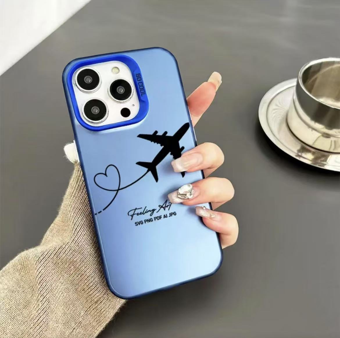 Nueva funda para teléfono estilo avión inglés, compatible con iPhone 17, Apple 15 Pro Max/14/13 Pro/12/16
