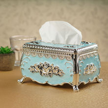 欧式抽纸盒 茶几抽纸盒 纸巾盒纸抽盒餐巾盒 家用客厅 创意工艺品