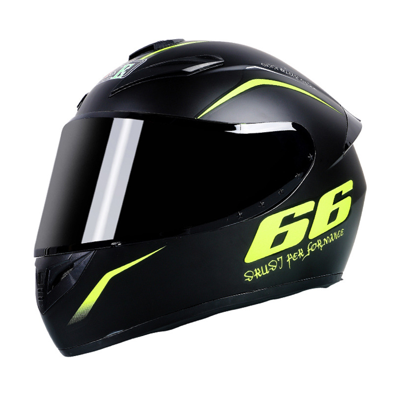 Ciclismo casco de motocicleta para hombres y mujeres Four Seasons universal Knight invierno cálido protección solar casco completo