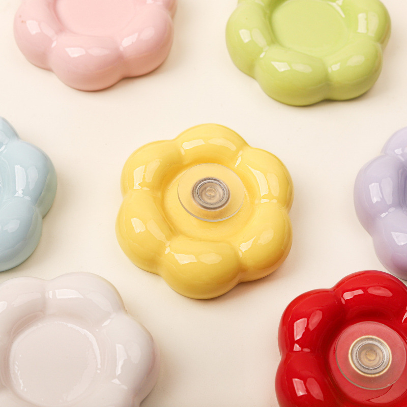 Flores y nubes de resina giratorias base DIY rodamiento giratorio gadget giratorio joyas