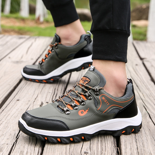 Spring and Autumn Cross-border Large Outdoor Hiking Shoes Men's Travel Shoes Outdoor Exploration Camping Hiking Shoes Men