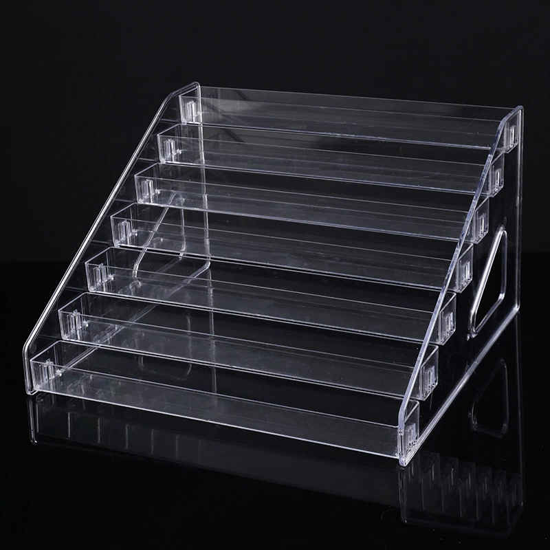 Acrylic cosmetic storage system, lipstick, lip gloss, mascara, table storage box, sample