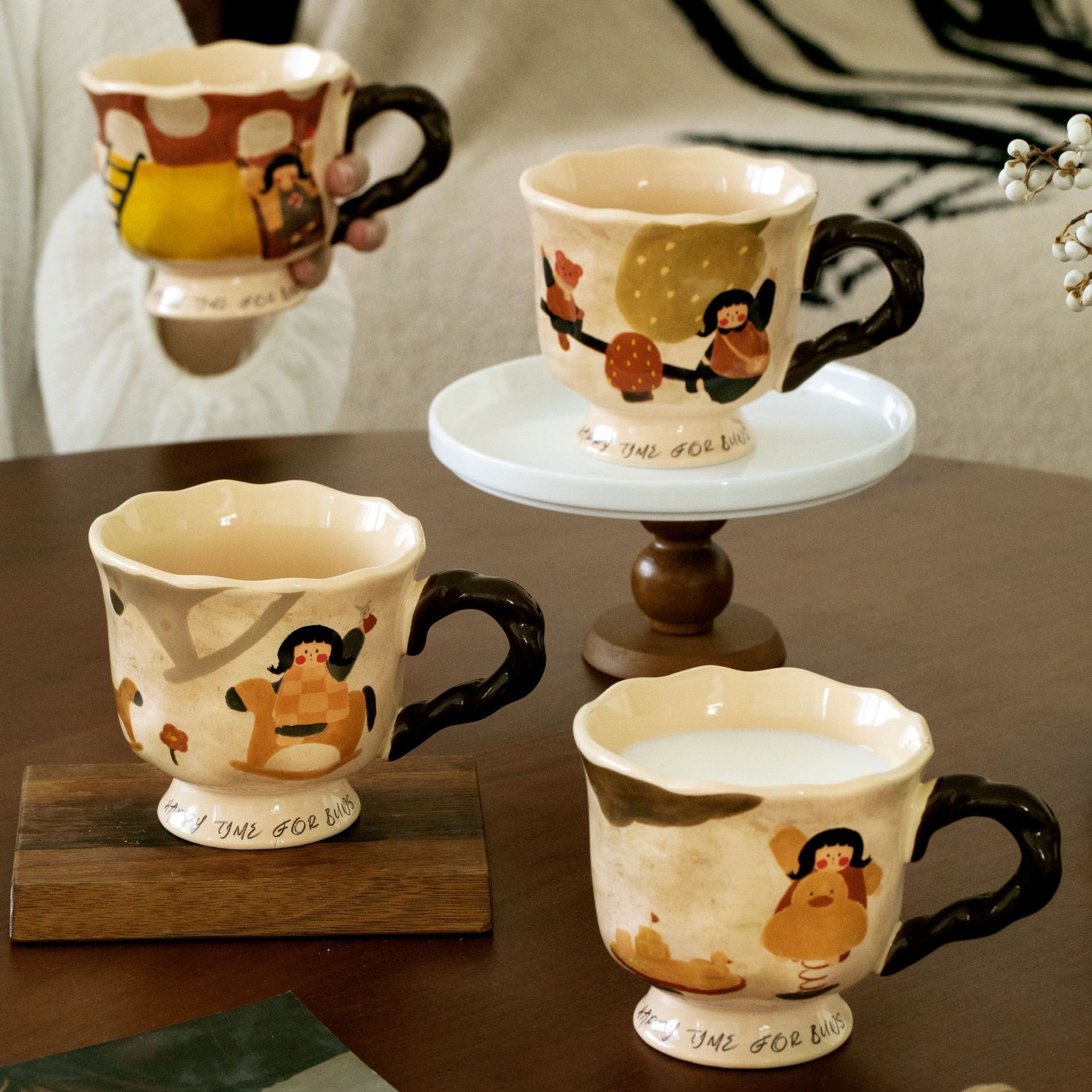 Taza de cerámica Taza de agua Taza de desayuno casero Taza de café de oficina