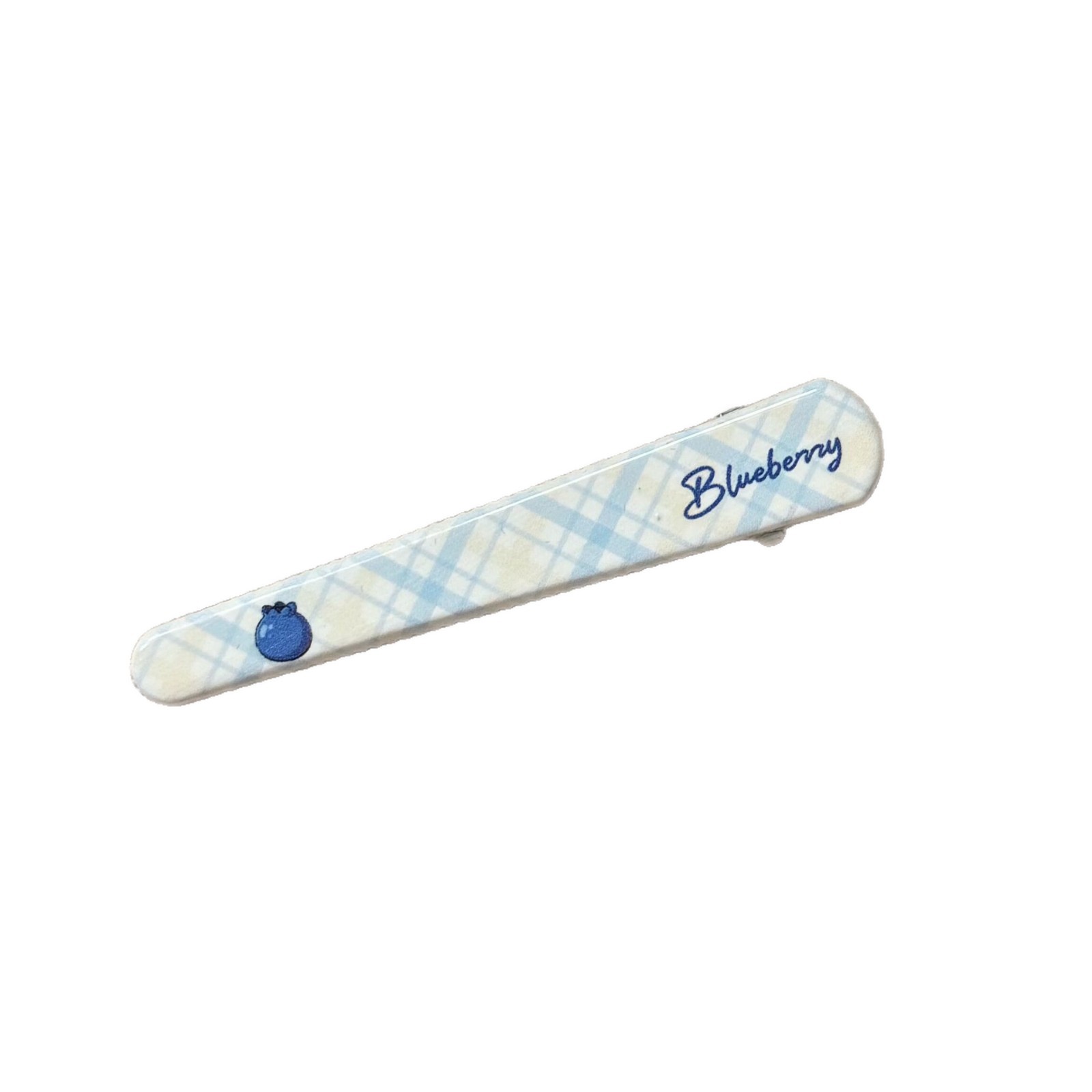Fun and cute blueberry metal long hair clip, simple and sweet style, duckbill clip for girls' bangs, hair accessory 5