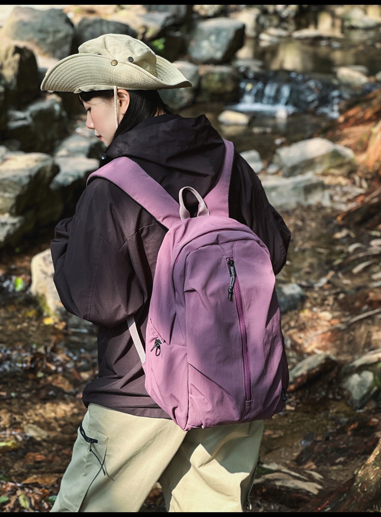 337g Weight Polyester Lining Material Sewing Thread Fashion Element Zipper Closure Type Double Shoulder Straps Strap Type Zipper Backpack Bags Type Holiday, Travel Occasion Oxford Cloth Material Waterproof Function Hiking Backpack Backpack Solid Color Pattern All Seasons Season Unisex Gender Classic Style, Sports Style Square Shape Large Size Waterproof Solid Color Holiday Travel Hiking Backpack 25