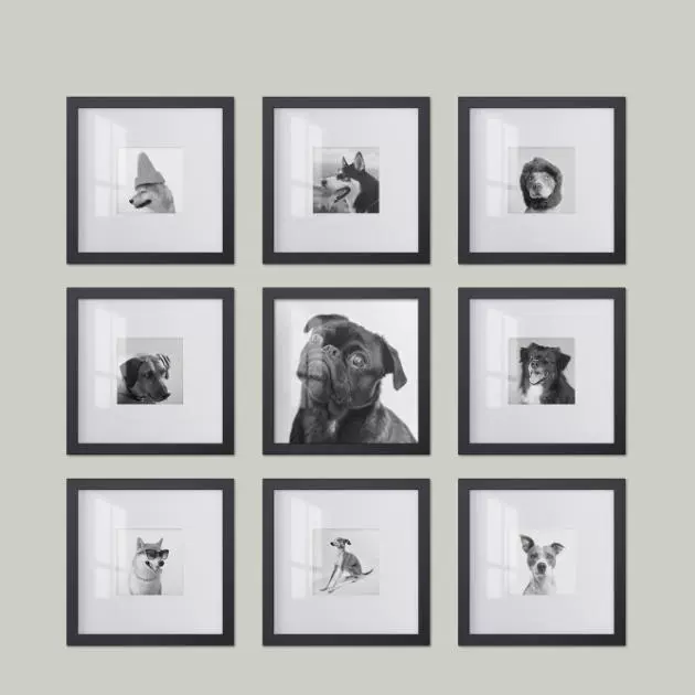 跨境热销多拼贴画廊方形相框挂墙装饰画框相框批发家庭办公室装饰