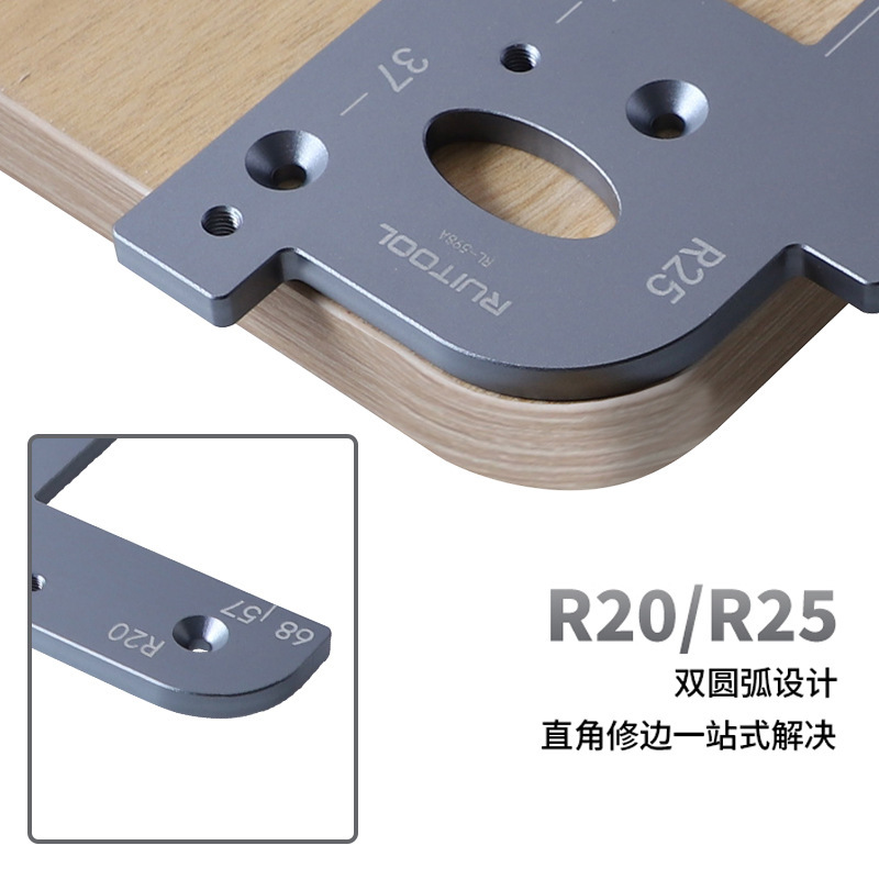 取っ手なし溝入れ金型アルミニウム合金円弧エッジ研磨具たんす取っ手木工溝入れ補助ポジショナー|undefined
