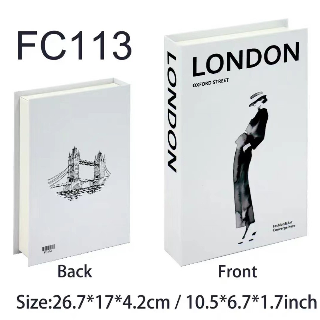 Nordic moderno libro falso plegable Inglés simulación libro accesorios de decoración libro Hotel hogar suave decoración libro